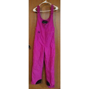 Vintage 90’s Raeurks Youth Girls Fuchsia Bib Overalls Ski Snowboarding Snow - M